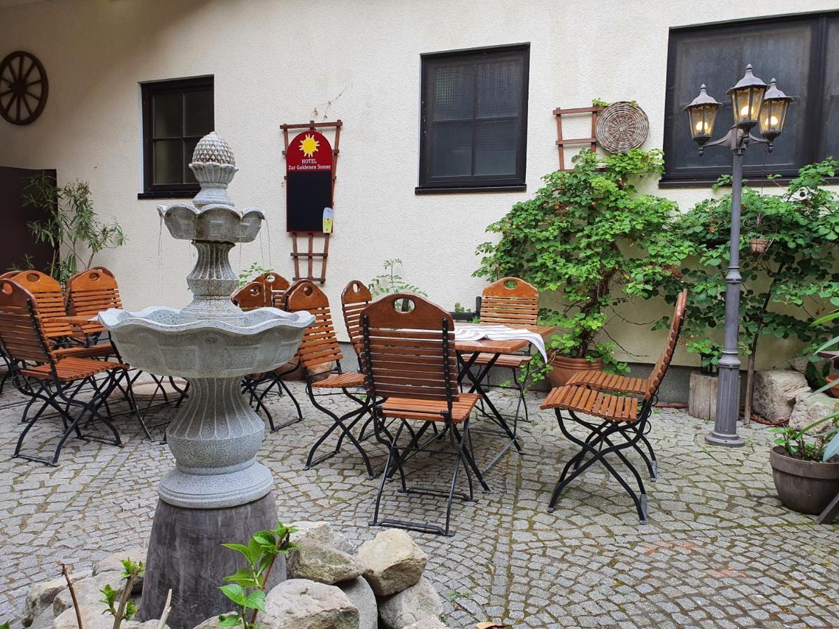 Hotel Zur Goldenen Sonne Quedlinburg Kültér fotó